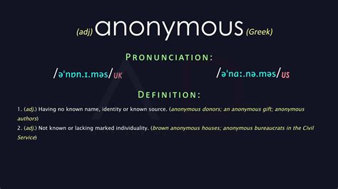 anusib|What is Anon